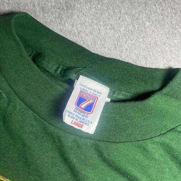 Vintage 7 seven logo 1997 Green Bay Packers Men’s Large Vintage T-Shirt - Picture 4 of 6